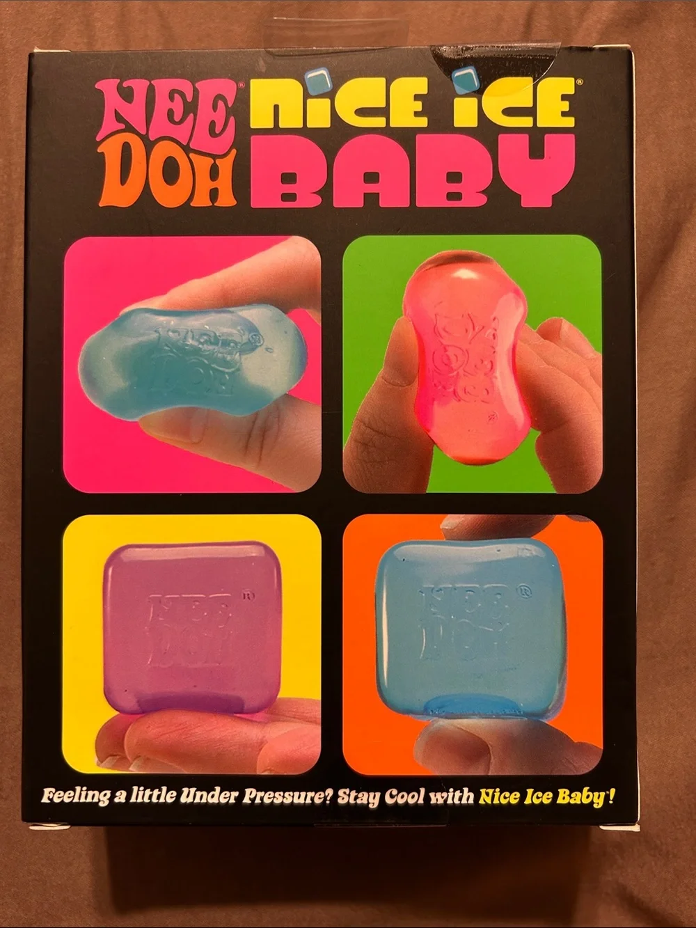 Nee Doh Nice Ice Baby Squishy Bath Toy - Blue & Pink